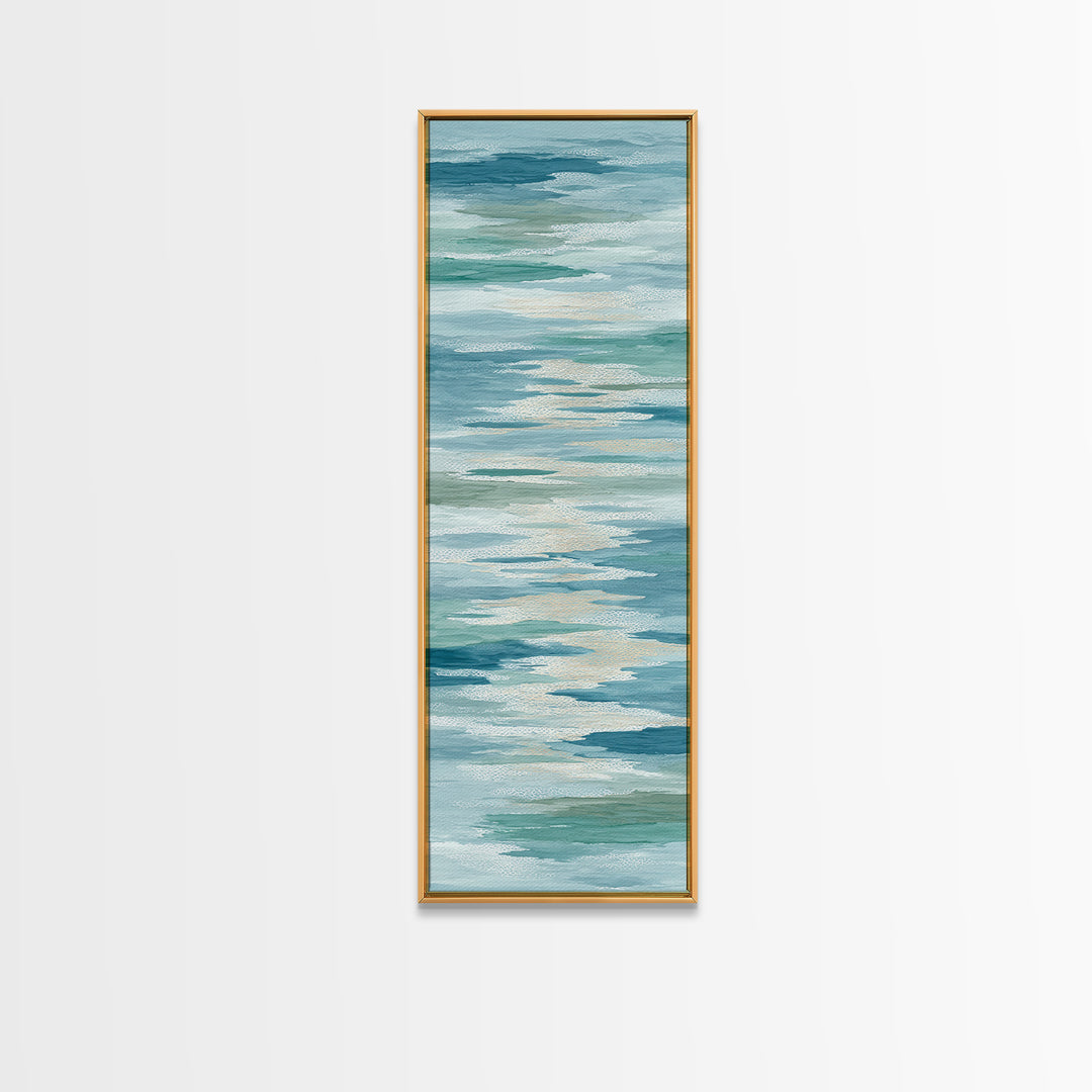 Abstract Water Ripple Pattern Canvas Print, Dental Office Art, Fine Art Print, Office Decor, Fine Art, Calm, Printable Wall Art, DOA-1x3-73