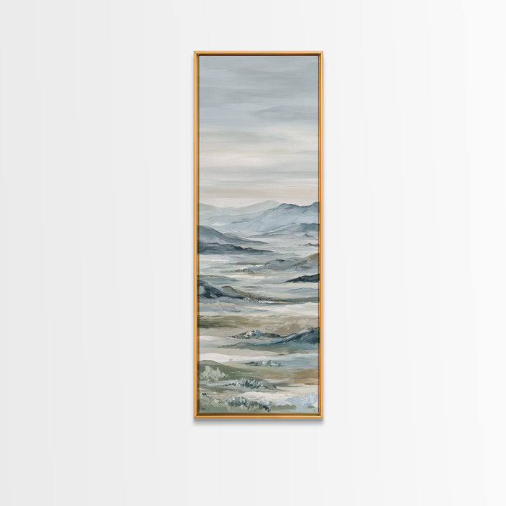 Soft Gradient Sunrise Framed Canvas Print, Dental Office Art, Dental Assistant, Office Decor, Fine Art, Calm, Gallery Decor, DOA-1x3-8