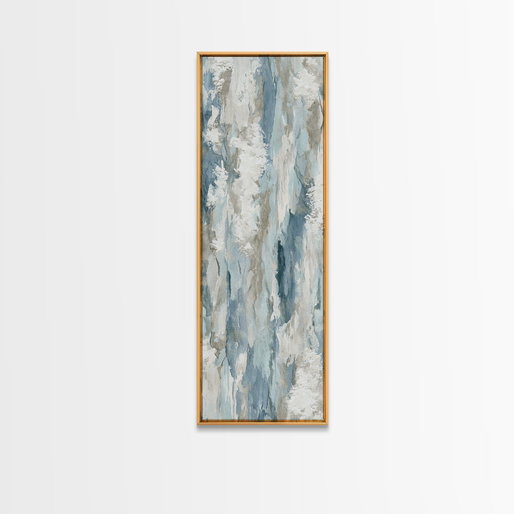 Clean Marble Texture Framed Canvas Print, Dental Office Art, Boho Decor, Office Decor, Fine Art, Calm, Digital Print, DOA-1x3-84