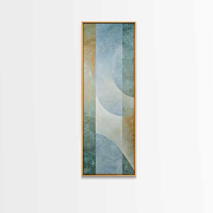 Minimal Smile Curve Abstract Canvas Print, Dental Office Art, Office Decor, Abstract Art, Calm, Medical Office Decor, DOA-1x3-89