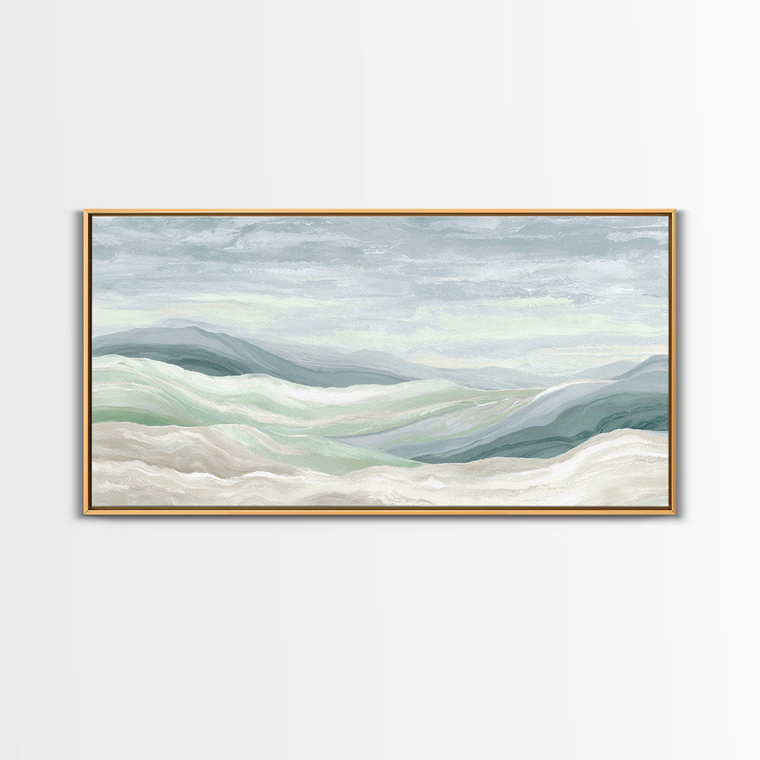 Clean Marble Texture Framed Canvas Print, Dental Office Art, Modern Decor, Office Decor, Fine Art, Calm, Poster, DOA-2x1-20