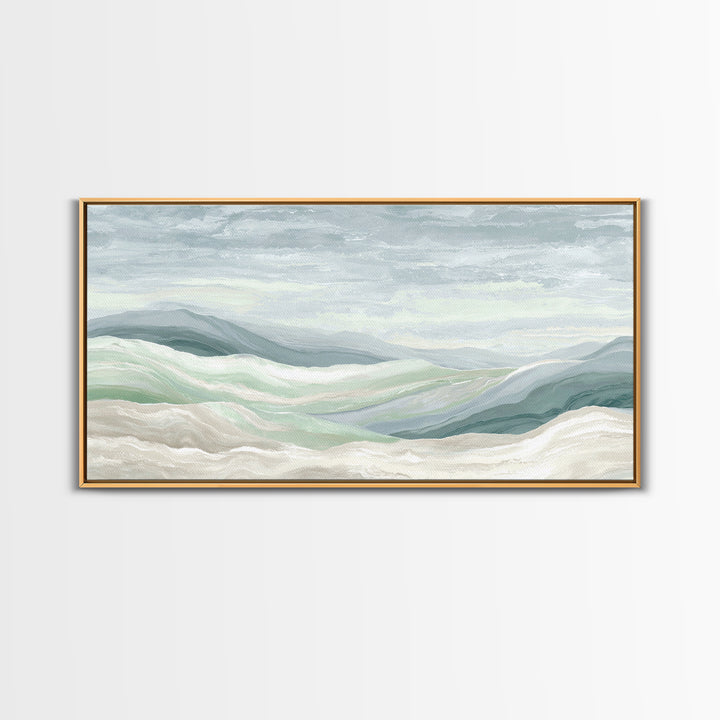Clean Marble Texture Framed Canvas Print, Dental Office Art, Modern Decor, Office Decor, Fine Art, Calm, Poster, DOA-2x1-20