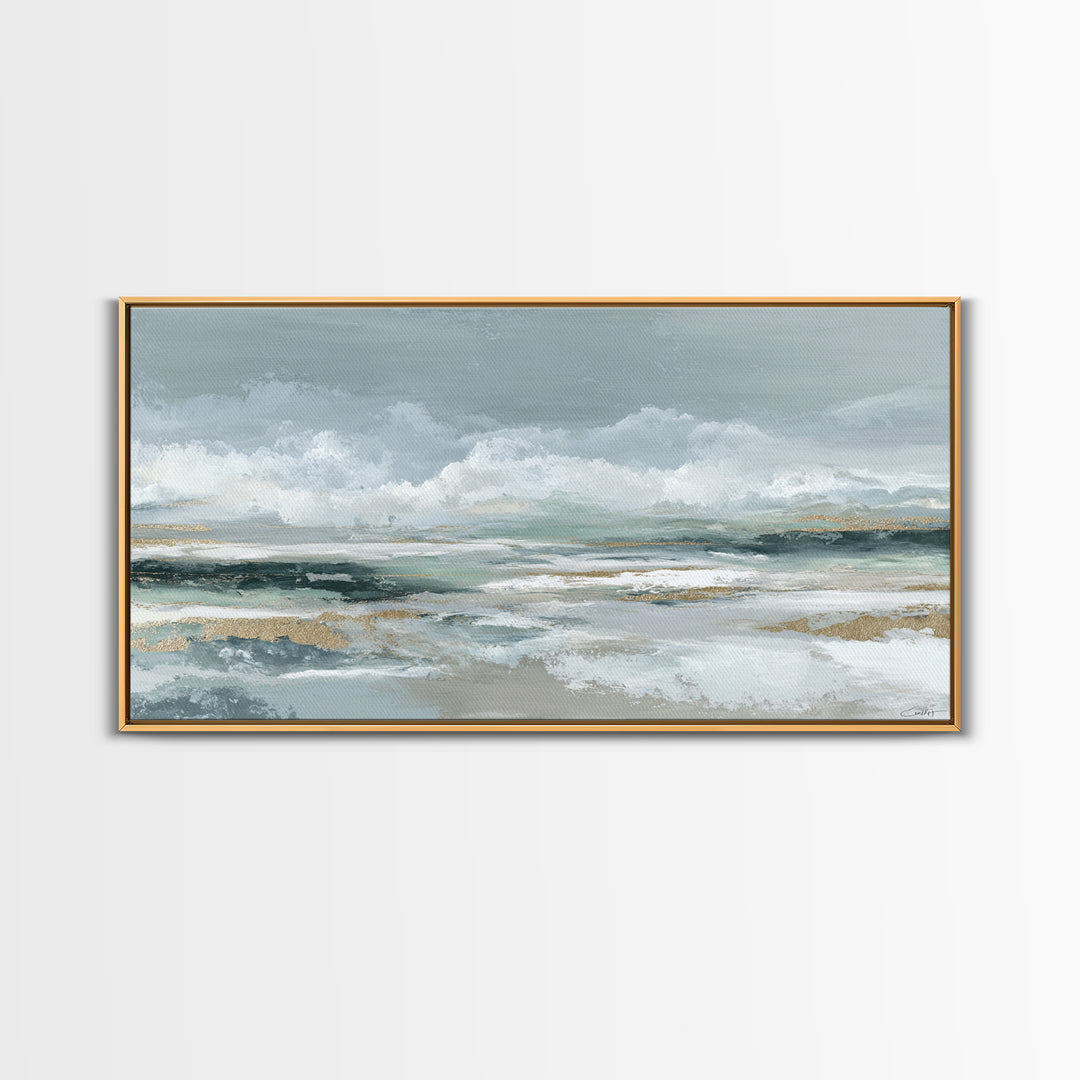 Clean Marble Texture Canvas Print, Dental Office Art, Office Decor, Abstract Art, Calm, Unique Wall Art, Minimalist Wall Art, DOA-2x1-44