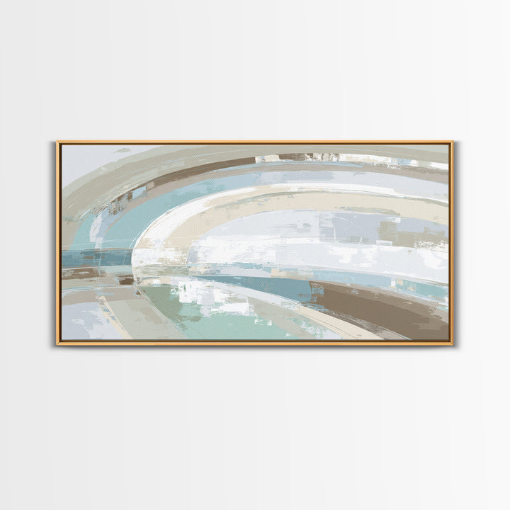 Minimal Smile Curve Abstract Canvas Print, Dental Office Art, Luxury Decor, Office Decor, Abstract Art, Calm, Office Wall Art, DOA-2x1-49