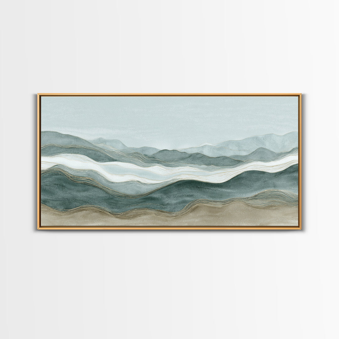 Minimal Line Faces Framed Canvas Print, Dental Office Art, Office Decor, Fine Art, Calm, Medical Art, Medical Office Decor, DOA-2x1-60