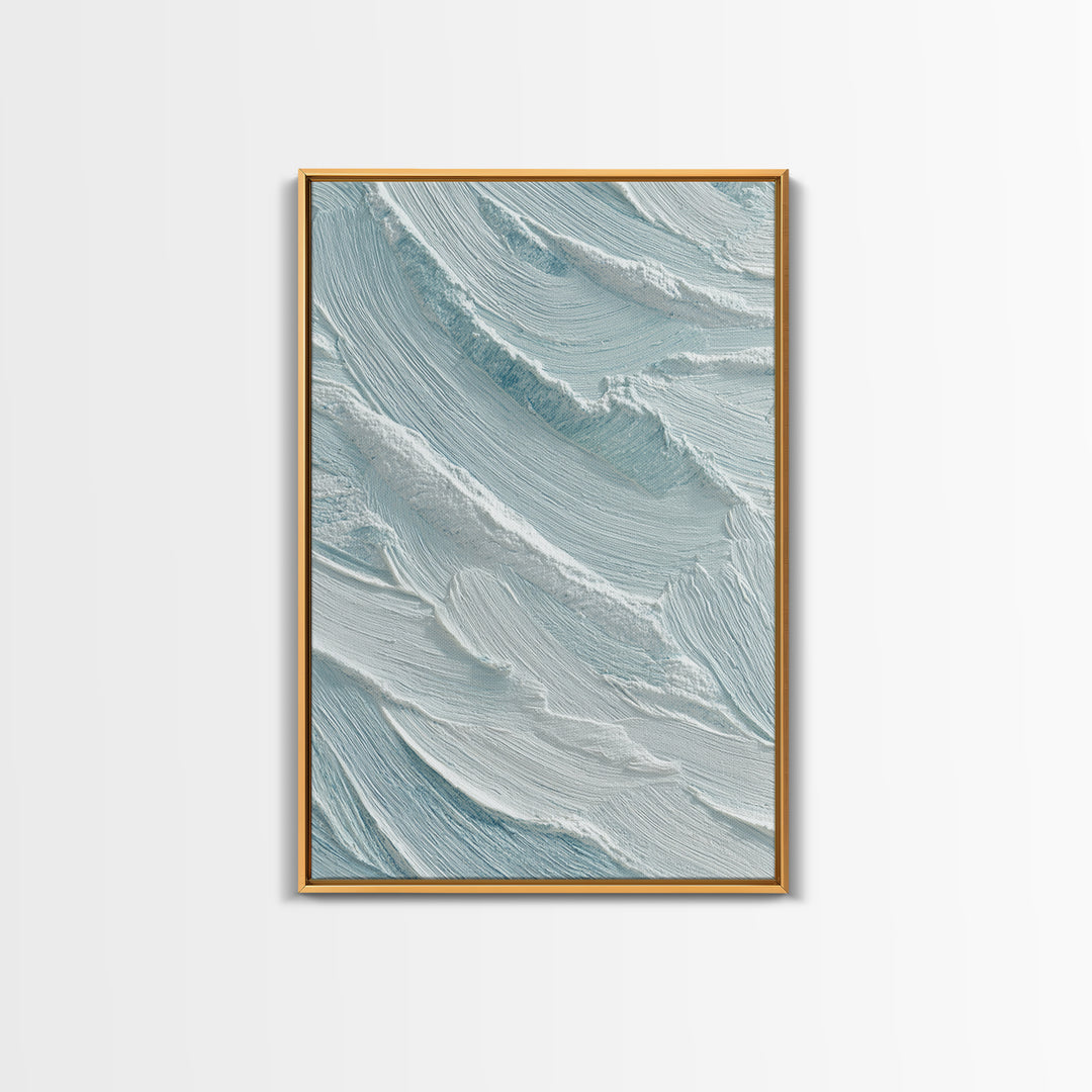 Abstract Water Ripple Pattern Framed Canvas Print, Dental Office Art, Medical Office Art, Office Decor, Fine Art, Calm, DOA-2x3-21