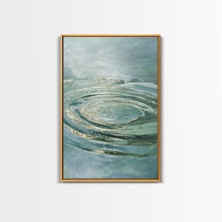 Abstract Water Ripple Pattern Canvas Print, Dental Office Art, Fine Art Print, Office Decor, Fine Art, Calm, Printable Wall Art, DOA-2x3-45