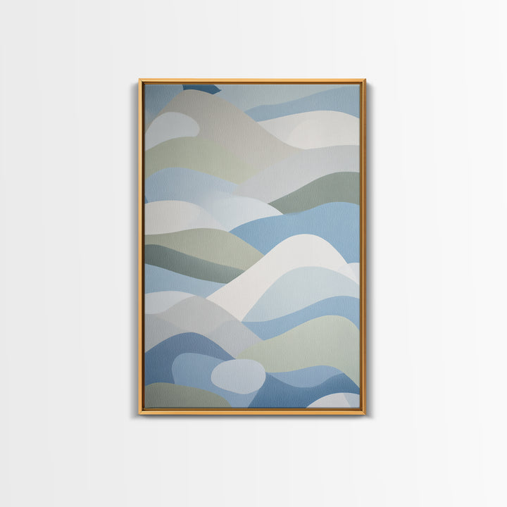 Playful Tooth Shaped Character Canvas Print, Dental Office Art, Art Print, Office Decor, Fine Art, Calm, Unique Wall Art, DOA-2x3-62