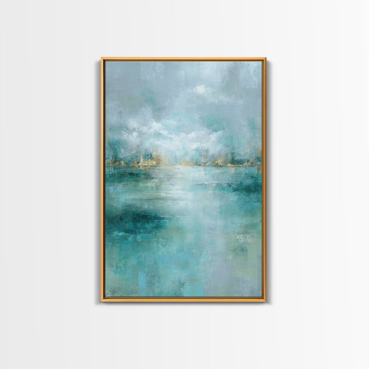 Clean Geometric Art Framed Canvas Print, Dental Office Art, Tooth Art, Office Decor, Abstract Art, Calm, Modern Decor, DOA-2x3-64