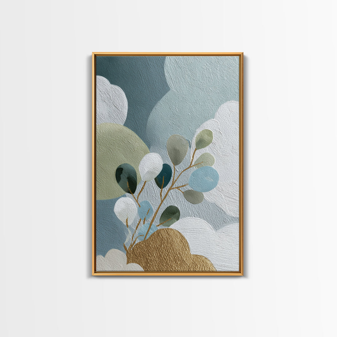 Playful Tooth Shaped Character Canvas Print, Dental Office Art, Art Print, Office Decor, Fine Art, Calm, Unique Wall Art, DOA-2x3-86