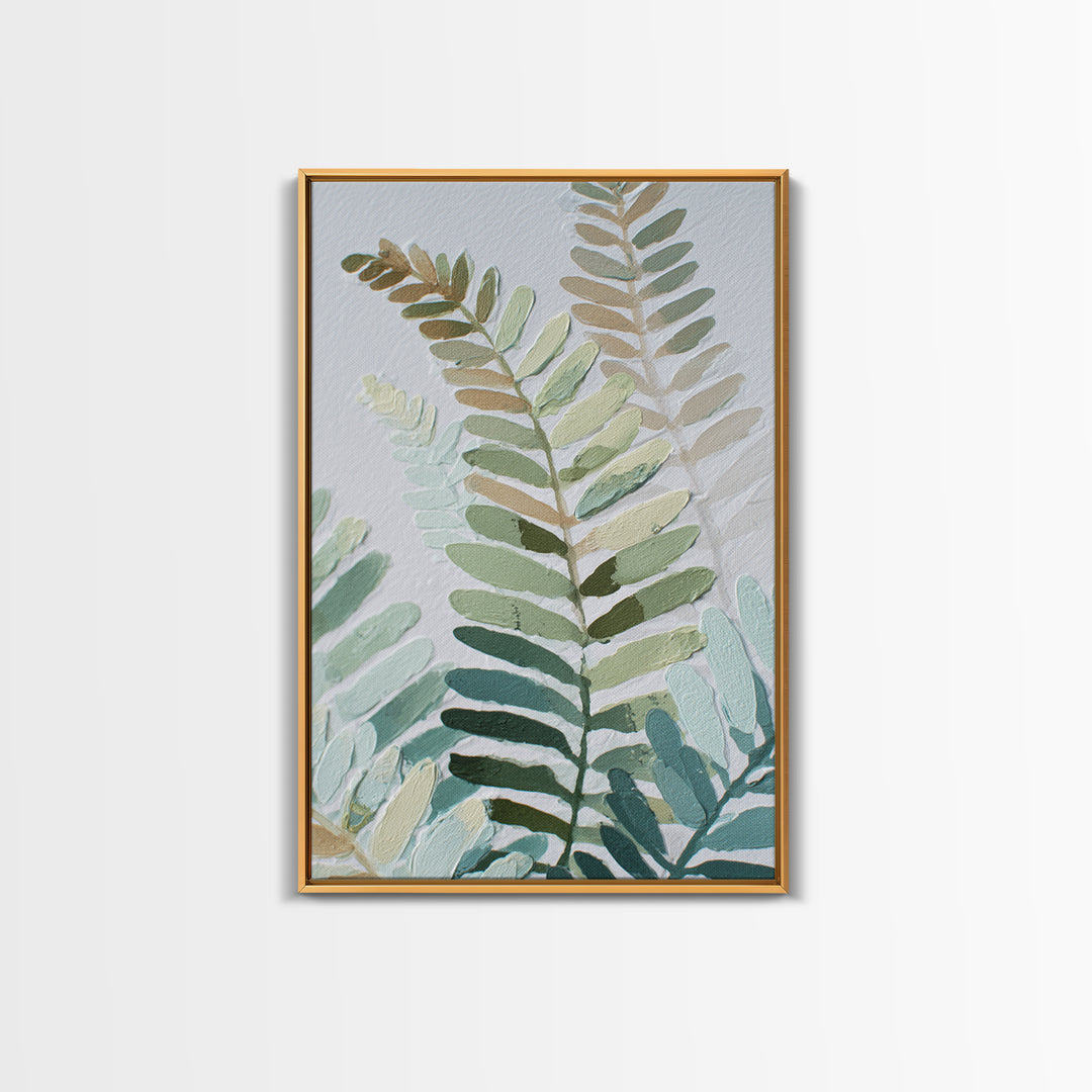 Botanical Fern Study Canvas Print, Dental Office Art, Fine Art Print, Office Decor, Watercolor Art, Calm, Printable Wall Art, DOA-2x3-99