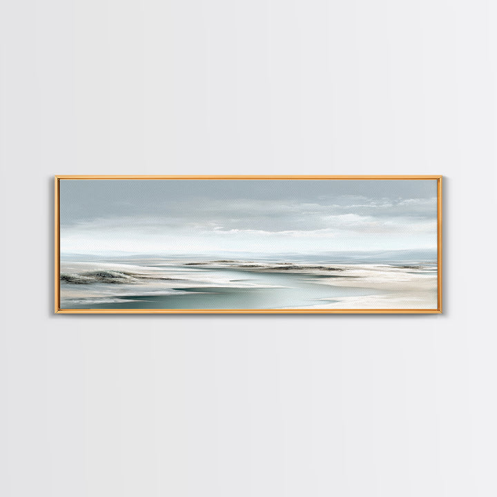 Quiet Coastal Dunes Canvas Print, Dental Office Art, Printable Digital, Office Decor, Calm, Neutral Decor, Modern Decor, DOA-3x1-14