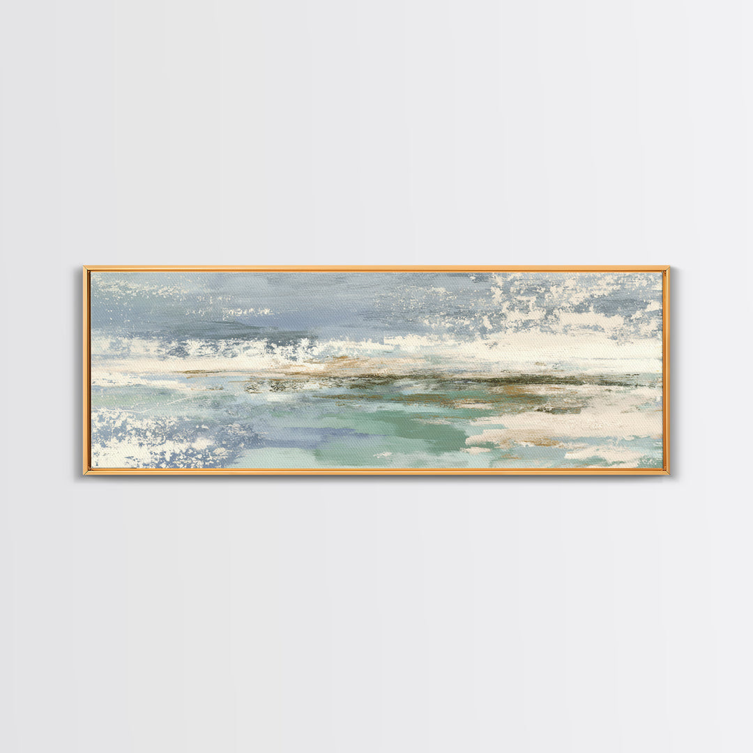 Minimal Smile Curve Abstract Canvas Print, Dental Office Art, Office Decor, Abstract Art, Calm, Medical Office Decor, DOA-3x1-21