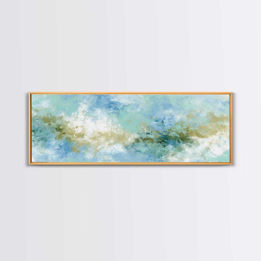 Abstract Water Ripple Pattern Canvas Print, Dental Office Art, Poster, Office Decor, Calm, Dental Art, Digital Artwork, DOA-3x1-29