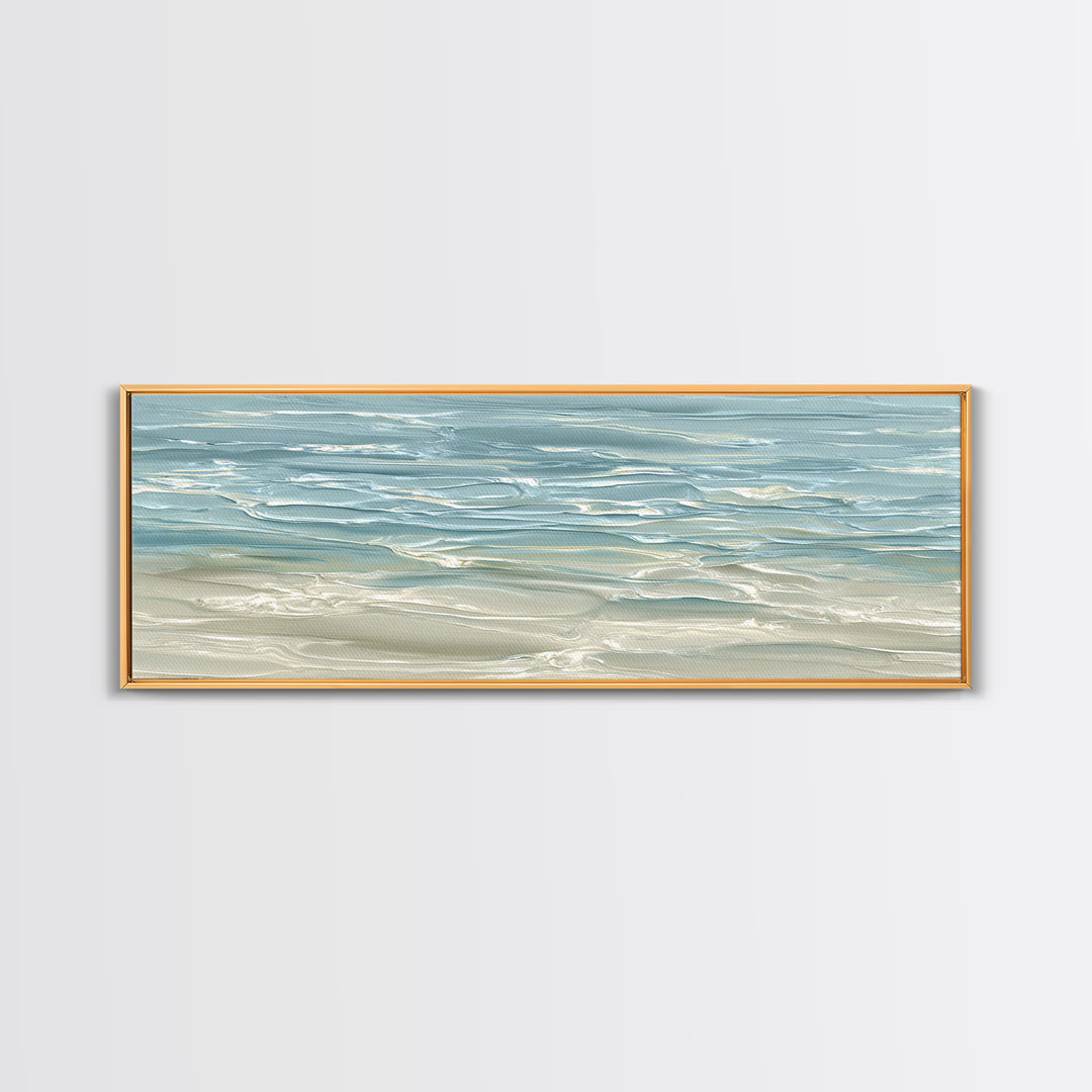 Abstract Water Ripple Pattern Framed Canvas Print, Dental Office Art, Room Decor, Office Decor, Abstract Art, Calm, DOA-3x1-5