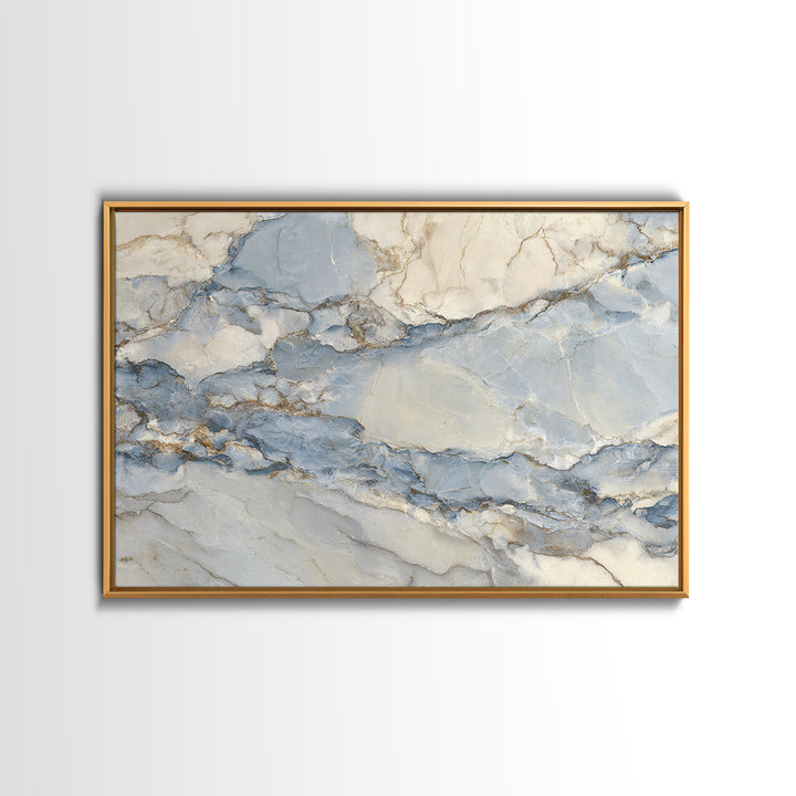 Clean Marble Texture Framed Canvas Print, Dental Office Art, Boho Decor, Office Decor, Fine Art, Calm, Digital Print, DOA-3x2-28