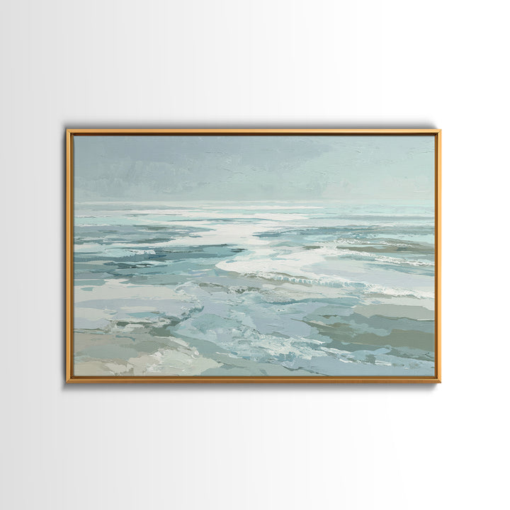 Calming Abstract Ocean Waves Canvas Print, Dental Office Art, Dental, Office Decor, Fine Art, Calm, Tooth Art, Dentistry Art, DOA-3x2-29