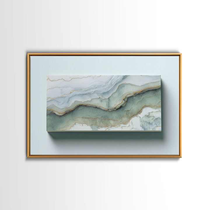 Clean Marble Texture Canvas Print, Dental Office Art, Gallery Decor, Office Decor, Oil Painting, Calm, Minimalist Decor, DOA-3x2-4