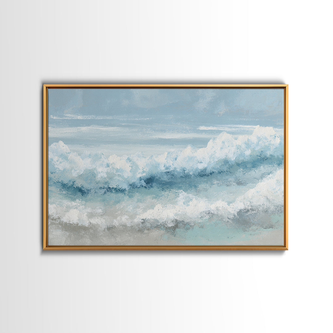 Calming Abstract Ocean Waves Canvas Print, Dental Office Art, Dental, Office Decor, Fine Art, Calm, Tooth Art, Dentistry Art, DOA-3x2-53