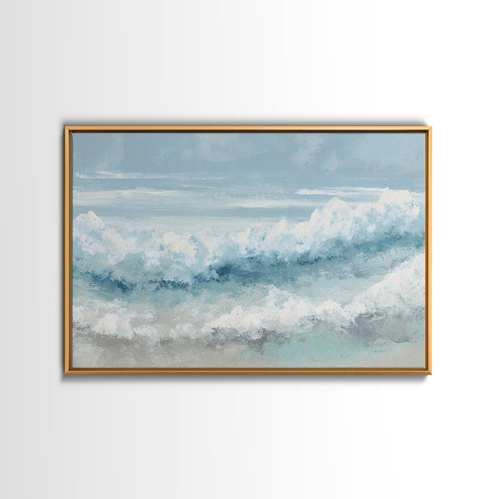 Calming Abstract Ocean Waves Canvas Print, Dental Office Art, Dental, Office Decor, Fine Art, Calm, Tooth Art, Dentistry Art, DOA-3x2-53