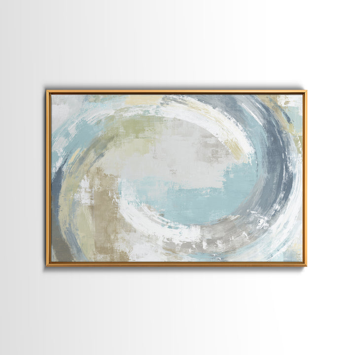 Minimal Smile Curve Abstract Framed Canvas Print, Dental Office Art, Motivational Poster, Office Decor, Abstract Art, Calm, DOA-3x2-81