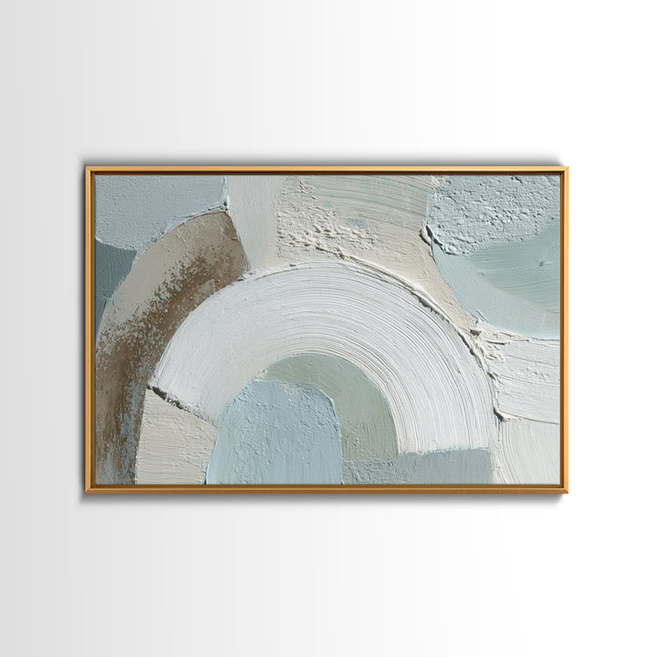 Light Scandinavian Abstract Arches Canvas Print, Dental Office Art, Dental Art, Office Decor, Fine Art, Calm, Dental Gift, DOA-3x2-93