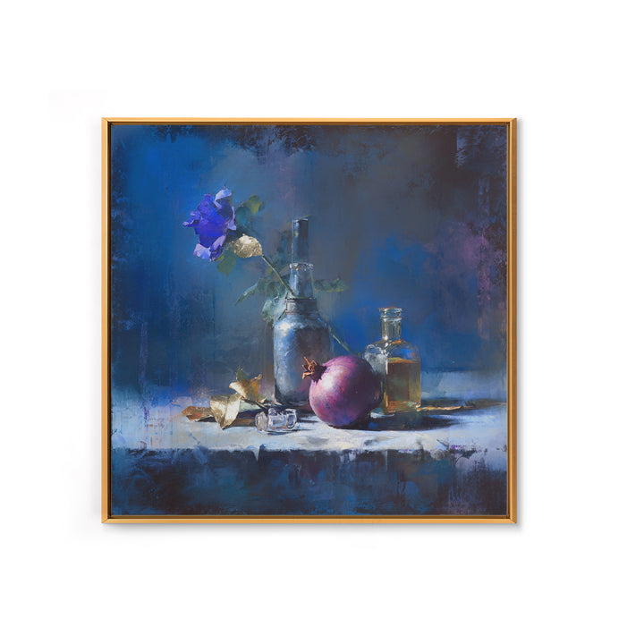 Coffee and Pastry Scene for Breakfast Nook Framed Canvas Print, Dining Room Art, Kitchen Wall Decor, Dining Room Decor, Dining, DRA-1x1-38