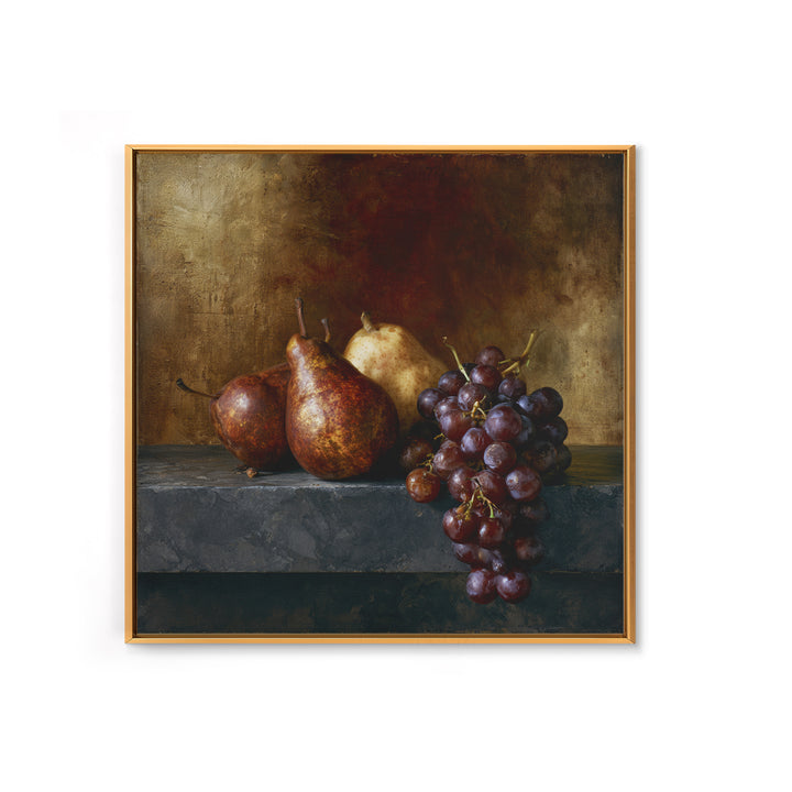 Classical Fruit Still Life Canvas Print, Dining Room Art, Kitchen Prints, Dining Room Decor, Fine Art, Dining, Art Print, DRA-1x1-49