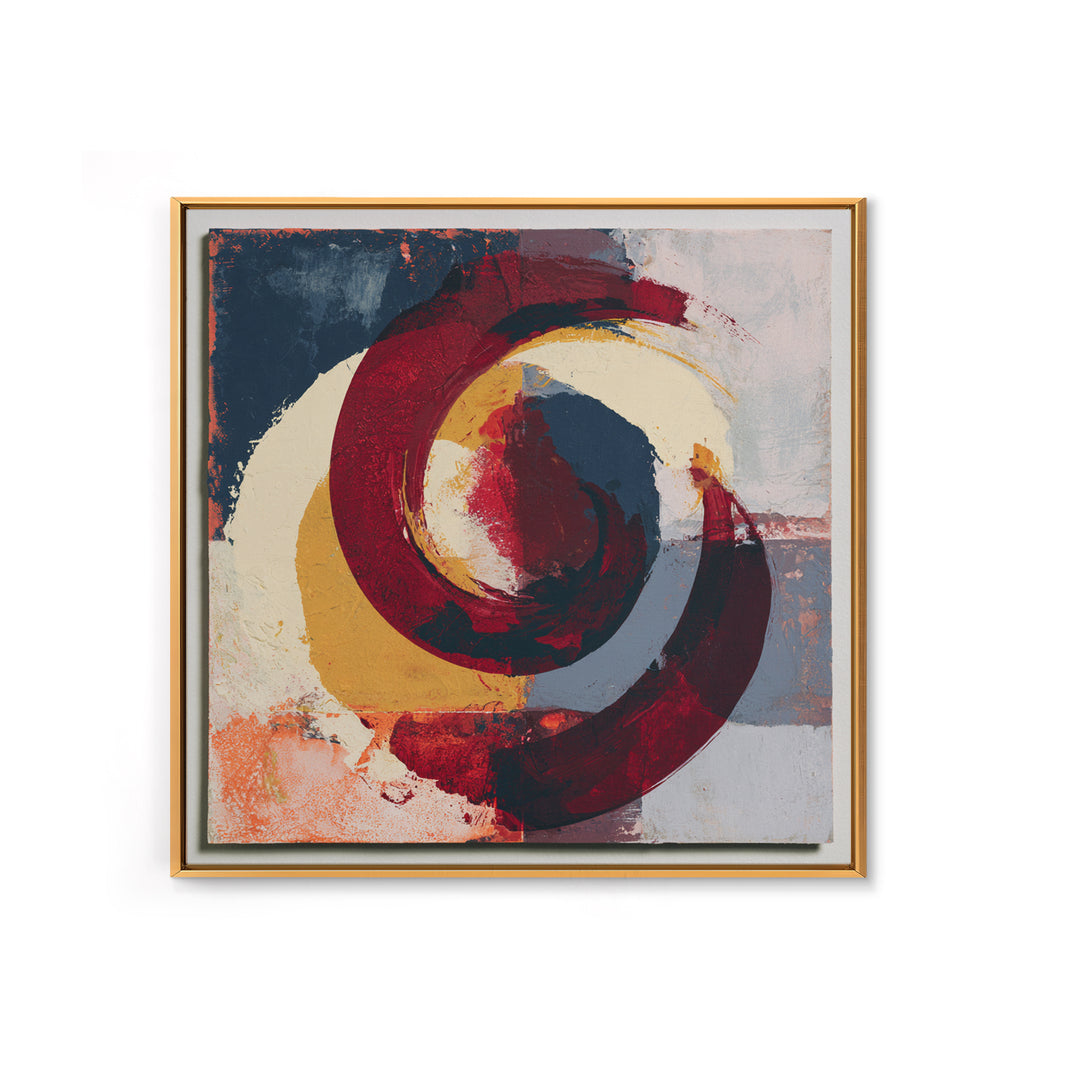Abstract Red Wine Swirl Framed Canvas Print, Dining Room Art, Modern Wall Art, Dining Room Decor, Dining, Gallery Decor, DRA-1x1-66