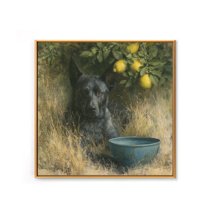 Italian Lemon Branch Canvas Print, Dining Room Art, Modern Decor, Dining Room Decor, Fine Art, Dining, Home Decor, Fall Decor, DRA-1x1-77
