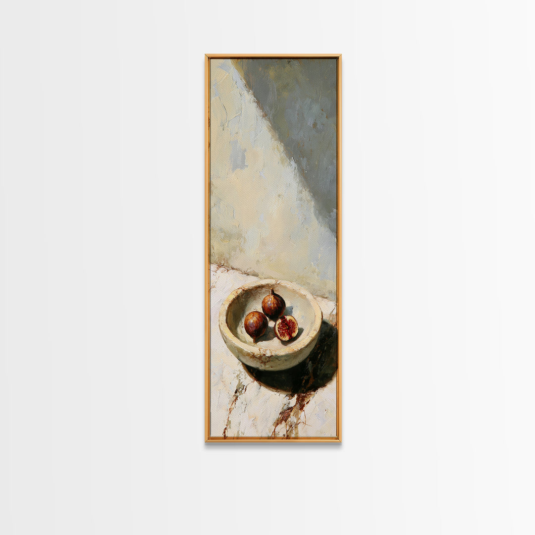 Figs on Marble Canvas Print, Dining Room Art, Fine Art Print, Dining Room Decor, Fine Art, Dining, Fall Decor, DRA-1x3-35