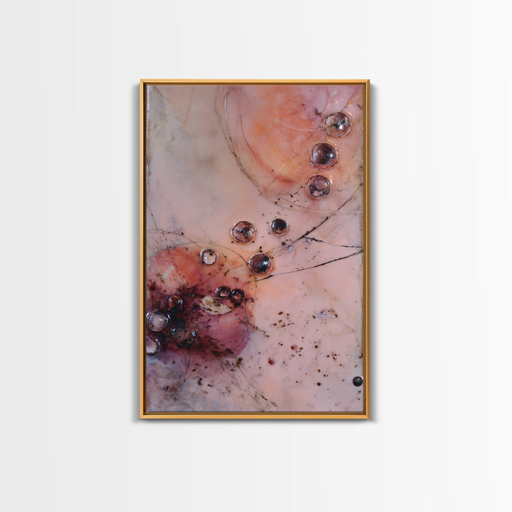 Peach and Plum Still Life Framed Canvas Print, Dining Room Art, Food Art, Dining Room Decor, Fine Art, Dining, DRA-2x3-100