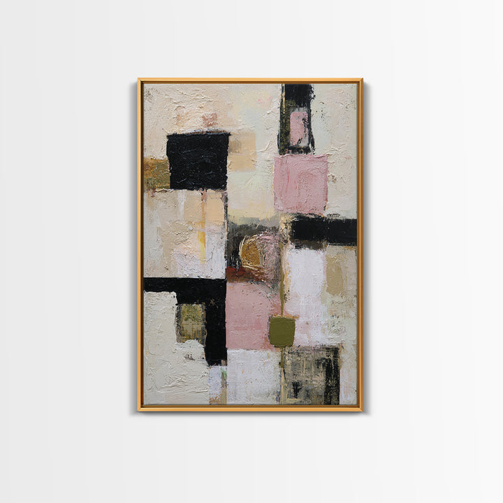 Abstract Composition in Appetite Friendly Warm Tones Canvas Print, Dining Room Art, Fine Art Print, Dining Room Decor, Dining, DRA-2x3-12