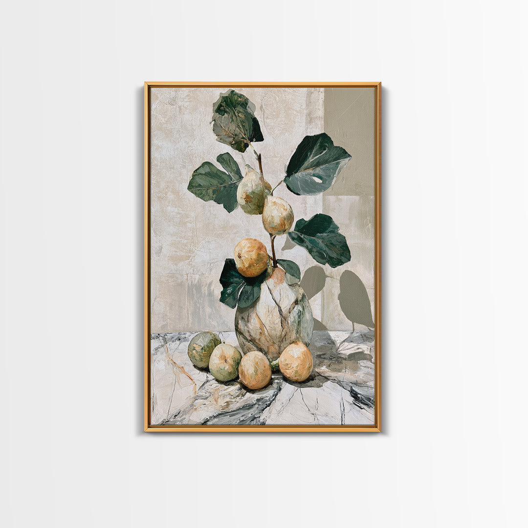 Figs on Marble Canvas Print, Dining Room Art, Printable Art, Dining Room Decor, Dining, Coastal Wall Art, Coastal Decor, DRA-2x3-7