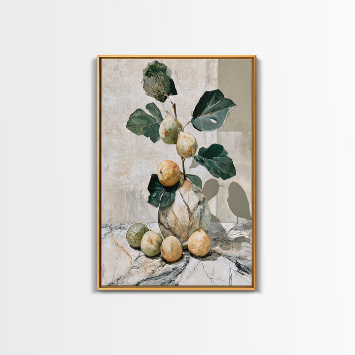 Figs on Marble Canvas Print, Dining Room Art, Printable Art, Dining Room Decor, Dining, Coastal Wall Art, Coastal Decor, DRA-2x3-7