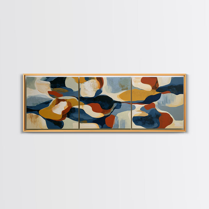 Abstract Composition in Appetite Friendly Warm Tones Canvas Print, Dining Room Art, Print, Dining Room Decor, Fine Art, Dining, DRA-3x1-92