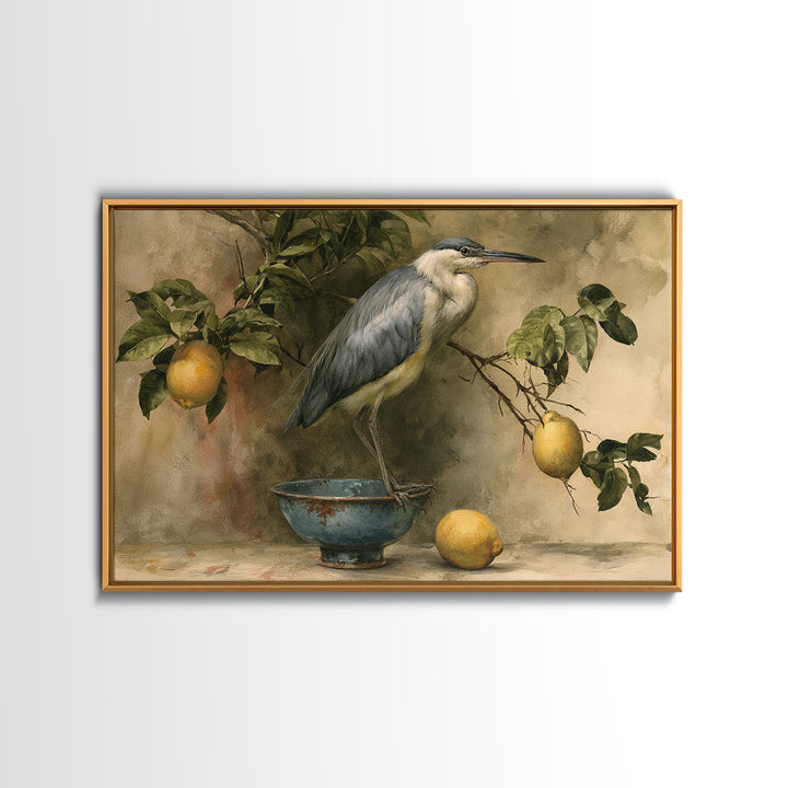 Italian Lemon Branch Canvas Print, Dining Room Art, Printable Art, Dining Room Decor, Watercolor Art, Dining, Coastal Wall Art, DRA-3x2-33