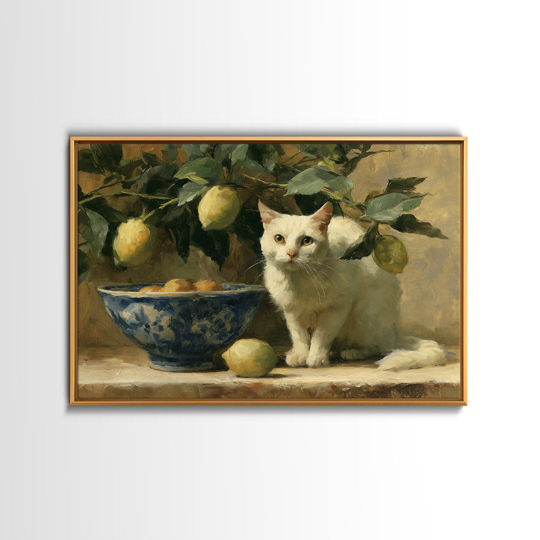 Italian Lemon Branch Canvas Print, Dining Room Art, Printable Art, Dining Room Decor, Watercolor Art, Dining, Coastal Wall Art, DRA-3x2-57