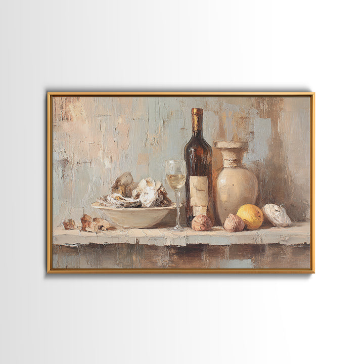 Abstract Composition in Appetite Friendly Warm Tones Canvas Print, Dining Room Art, Fall Decor, Dining Room Decor, Dining, DRA-3x2-8