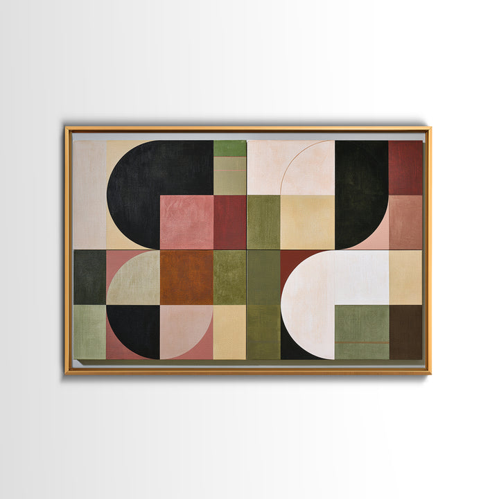 Lonely Caf Table Framed Canvas Print, Expressionist Art, Fine Art Print, Living Room Decor, Fine Art, Expression, Wall Decor, EXP-3x2-81