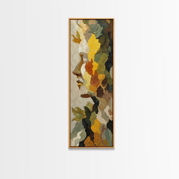 Faerie Market under Giant Mushrooms Canvas Print, Fantasy Art, Painting, Living Room Decor, Oil Painting, Mythic, Gothic Art, FAN-1x3-27