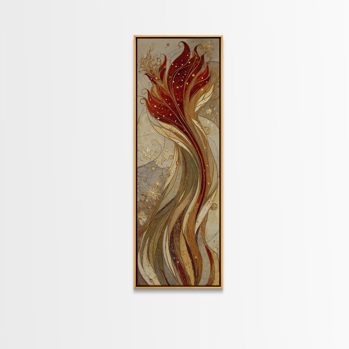 Sorceress Holding a Sphere of Starlight Framed Canvas Print, Fantasy Art, Modern Decor, Living Room Decor, Fine Art, Mythic, FAN-1x3-29