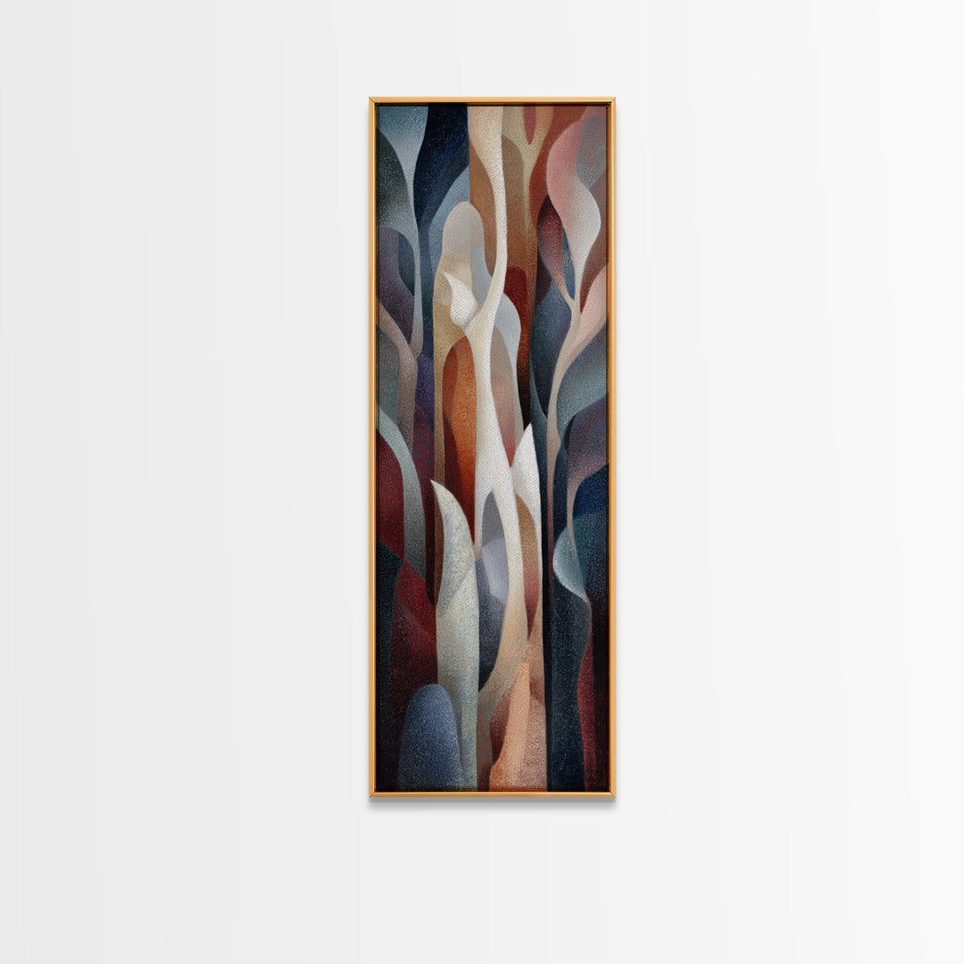 Faerie Market under Giant Mushrooms Canvas Print, Fantasy Art, Whimsical Art, Living Room Decor, Abstract Art, Mythic, FAN-1x3-51