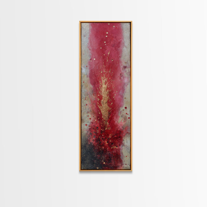 Magic Sword Embedded Canvas Print, Fantasy Art, Fantasy Art Print, Living Room Decor, Fine Art, Mythic, Textured Painting, FAN-1x3-95