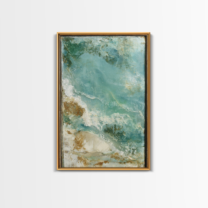 Angelic Warrior with Radiant Wings Framed Canvas Print, Fantasy Art, Textured Painting, Living Room Decor, Fine Art, Mythic, FAN-2x3-55