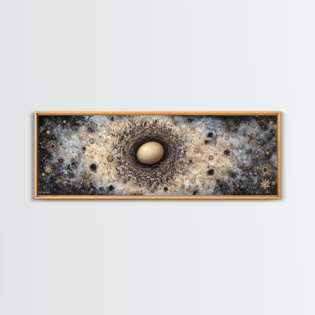 Dragon Egg Nest Canvas Print, Fantasy Art, Digital Art, Living Room Decor, Mythic, Fantasy Art Prints, Fantasy Wall Art, FAN-3x1-38