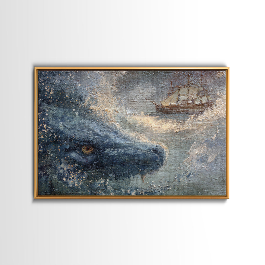 Ancient Map Landscape Canvas Print, Fantasy Art, Gothic Art, Living Room Decor, Fine Art, Mythic, Sensual Fantasy Art, FAN-3x2-17