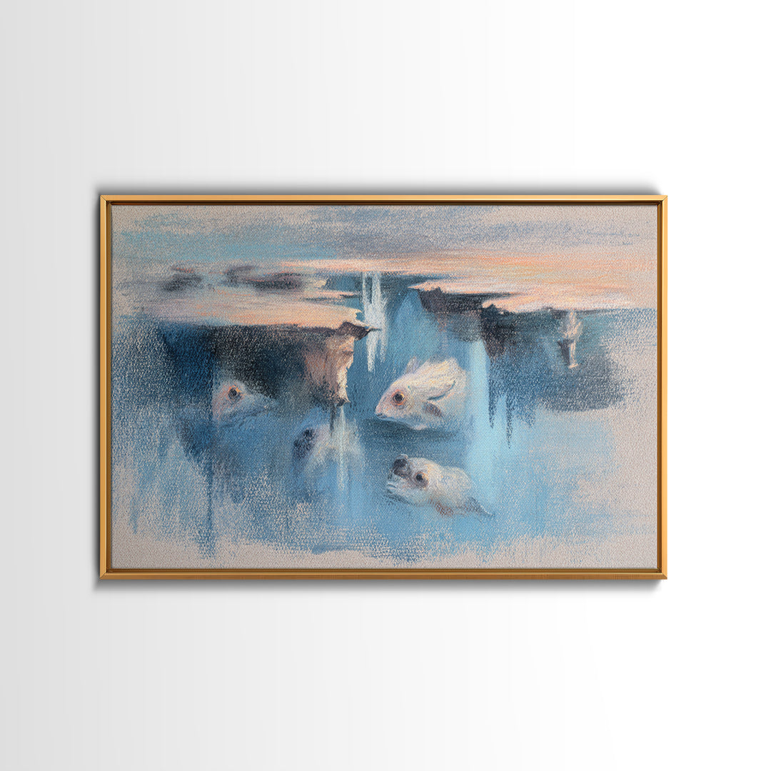 Giant Tree City Filled Canvas Print, Fantasy Art, Fantasy Wall Art, Living Room Decor, Oil Painting, Mythic, Fine Art Print, FAN-3x2-61