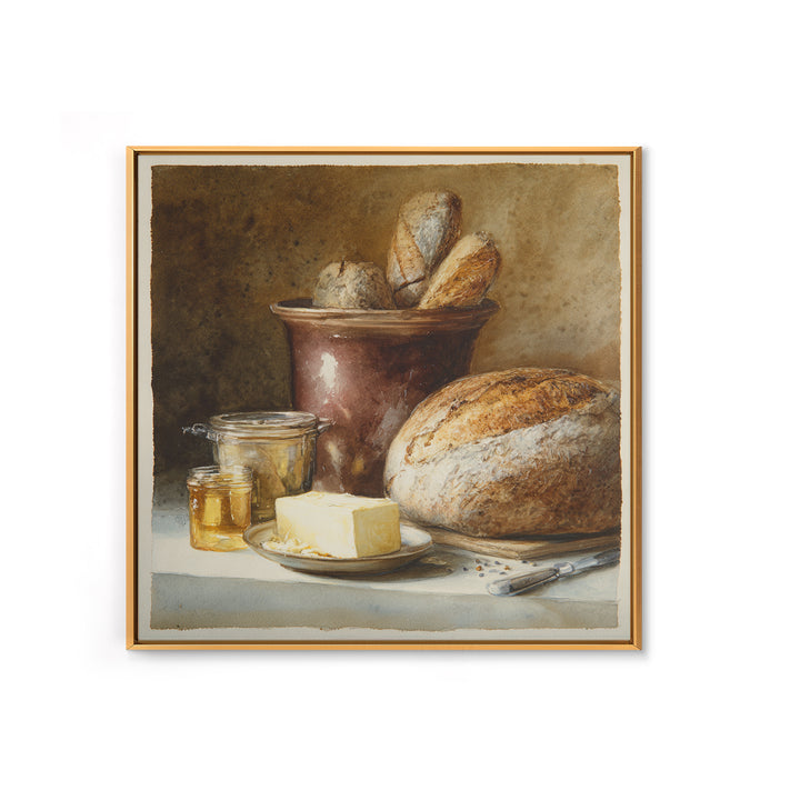 Old Milk Can Framed Canvas Print, Farmhouse Art, Gallery Wall, Farmhouse Decor, Abstract Art, Harvest, Art Print, Room Decor, FAR-1x1-84