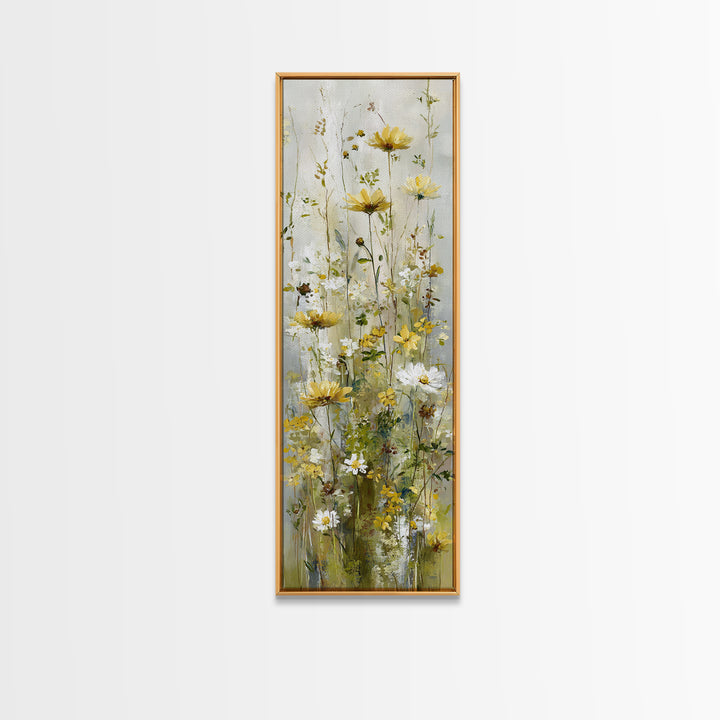 Cornfield under a Dramatic Summer Sky Canvas Print, Farmhouse Art, Gallery Decor, Farmhouse Decor, Oil Painting, Harvest, FAR-1x3-82